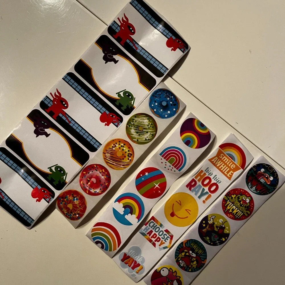 Sticker Assortment!‎  (Rainbows, Donuts, Gross and Ninja)